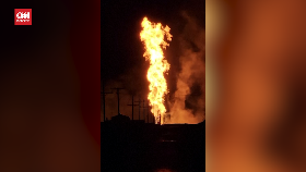 VIDEO: Pipa Gas Meledak, Kobaran Api Membumbung Tinggi di Oklahoma