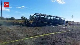 VIDEO: Tabrakan Maut Truk dan Bus di Meksiko, 19 Orang Tewas