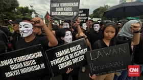 Aksi Kamisan soal Pencapresan Prabowo-Gibran: Tak Layak Dipilih