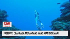 VIDEO: Freedive, Olahraga Menantang yang Kian Digemari