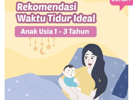Rekomendasi Waktu Tidur Ideal Anak Usia 1-3 Tahun