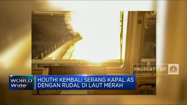 Kapal Angkatan Laut AS Diincar Rudal Houthi di Laut Merah