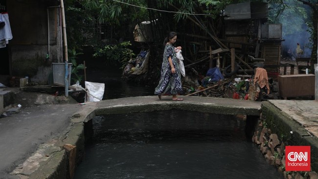 FOTO: Normalisasi Kali Sarua di Pejaten demi Atasi Banjir Jakarta