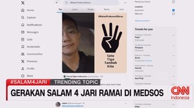 VIDEO: Gerakan Salam 4 jari Ramai di Medsos