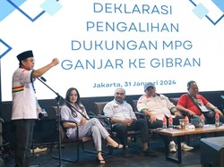 Relawan Masyarakat Pendukung Ganjar Deklarasi Pindah Dukungan ke Gibran