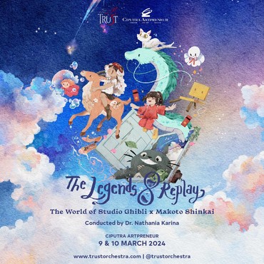 Bawa Tema Studio Ghibli & Makoto Shinkai, TRUST Gelar Konser 'The Legends'