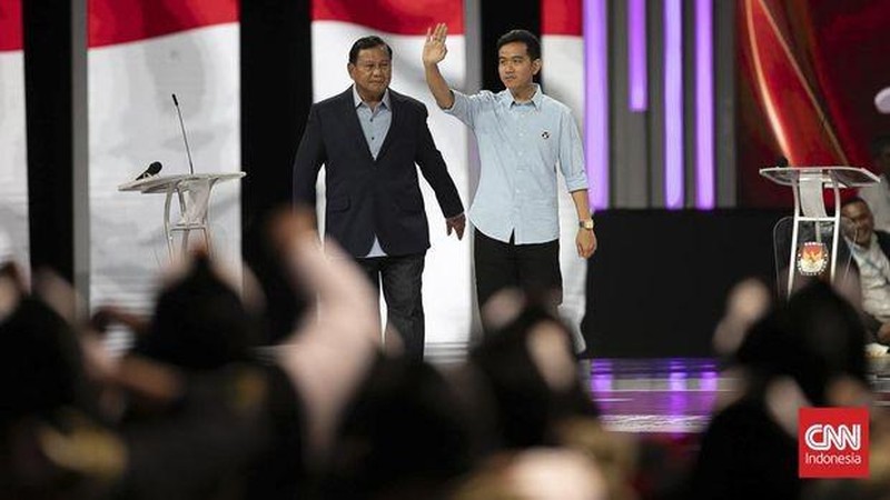 Elektabilitas pasangan calon presiden dan calon wakil presiden nomor urut dua, Prabowo Subianto-Gibran Rakabuming Raka di Jawa Timur unggul