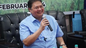 Airlangga Bertemu Menlu Singapura Vivian Balakrishnan, Bahas IKN