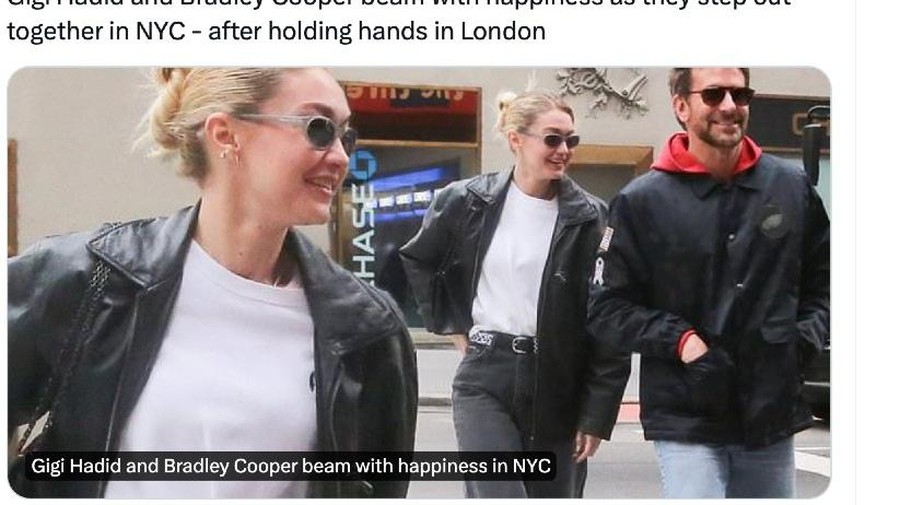 Gigi Hadid dan Bradley Cooper