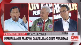 VIDEO: Persiapan Anies, Prabowo, Ganjar Jelang Debat Pamungkas