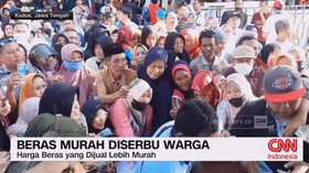 VIDEO: Harga Beras Naik, Warga Menjerit, Serbu Beras Murah