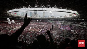 FOTO: Lautan Massa di Konser Salam Metal Ganjar-Mahfud