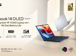 ASUS Zenbook 14 OLED, Laptop 14 Inci Paling Ringan & Portabel