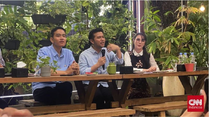 Pasangan calon nomor urut dua, Prabowo Subianto-Gibran Rakabuming Raka, berkomitmen menyediakan lapangan pekerjaan bagi generasi muda di tengah era disrupsi