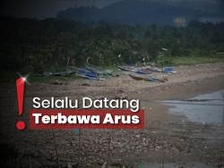Sempat Viral dan Dibersihkan, Pantai Loji Kembali Dipenuhi Limbah Tekstil