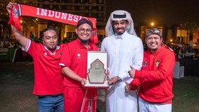 Suporter Timnas Indonesia Raih Penghargaan di Piala Asia 2023