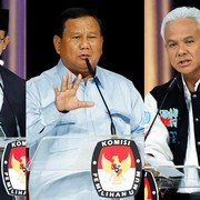 Menilik Kostum Serba Kompak Para Paslon selama Debat Pilpres 2024