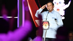 INDEF: Prabowo Terpopuler di Medsos, Sentimen Positif Paling Buncit