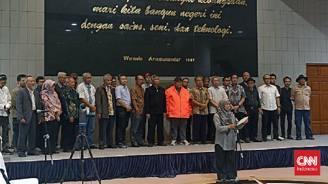 Komunitas Guru Besar dan Dosen Institut Teknologi Bandung (ITB) Peduli Demokrasi Berintegritas menyatakan sikap mereka pada Senin (5/2) ini.