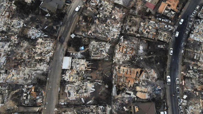 FOTO: Chile Porak-poranda Akibat Kebakaran Hutan, 112 Orang Tewas