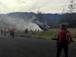 Pesawat Smart Air Kecelakaan di Papua Tengah, Diduga Dipicu Rem Blong