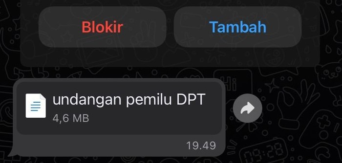 Penipuan APK WhatsApp