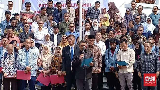 Civitas academica Universitas Pendidikan Indonesia (UPI) menyerukan pernyataan sikap dan kritik atas kepemimpinan Presiden Jokowi di masa Pilpres 2024.