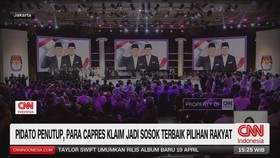 VIDEO: Pidato Penutup Capres Klaim Jadi Sosok Terbaik Pilihan Rakyat