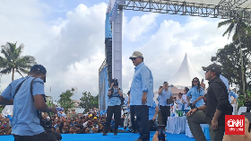 Prabowo Janji Buat Sekolah di Minahasa Meski Tak Jadi Presiden