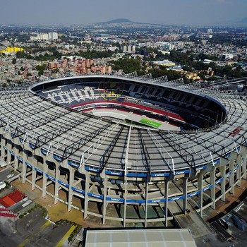 FILE PHOTO: Soccer Football - 2026 World Cup - Official match schedule announcement - Estadio Azteca, Mexico City, Mexico - February 3, 2024 The Azteca Stadium will be one of the three venues in Mexico for the 2026 World Cup in North America. It will