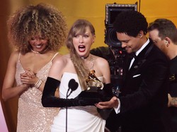 Rekor Grammy Pecah! Taylor Swift Kalahkan Frank Sinatra dan Stevie Wonder