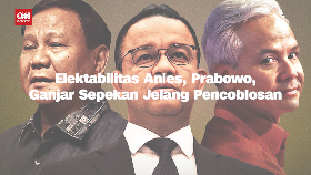 VIDEO: Elektabilitas Anies, Prabowo, Ganjar Sepekan Jelang Pencoblosan