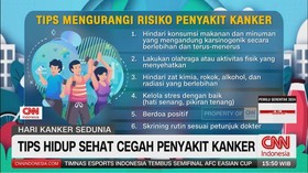 VIDEO: Tips Hidup Sehat Cegah Penyakit Kanker