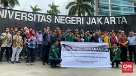 'Deklarasi Rawamangun' UNJ Desak Jokowi Kembali ke Koridor Demokrasi
