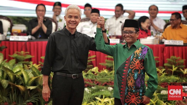 Calon presiden nomor urut 3 Ganjar Pranowo bakal mencoblos di Semarang Jawa Tengah, sementara Mahfud MD di Sleman DIY.