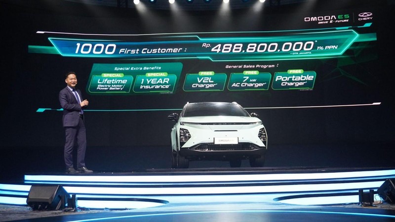 PT Chery Sales Indonesia baru saja meluncurkan Chery OMODA E5, SUV Crossover bertenaga listrik.