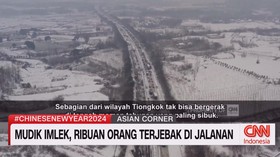 VIDEO: Mudik Imlek, Ribuan Orang Terjebak di Jalanan
