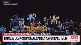 VIDEO: Festival Lampion Raksasa Sambut Tahun Baru Imlek