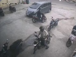 Lupa Cabut Kunci, Motor Dimas Digasak Maling dalam Hitungan Detik