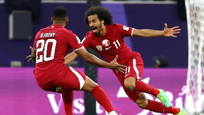 Sejumlah catatan gemilang berhasil diukir Qatar usai mengalahkan Iran pada semifinal Piala Asia 2023, Rabu (7/2).