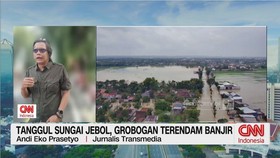 VIDEO: Tanggul Sungai Jebol, Grobogan Terendam Banjir