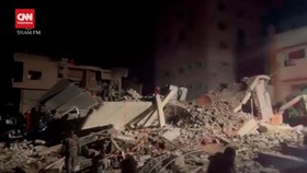 VIDEO: Perang Israel-Palestina Meluas, Rudal Israel Hantam Suriah