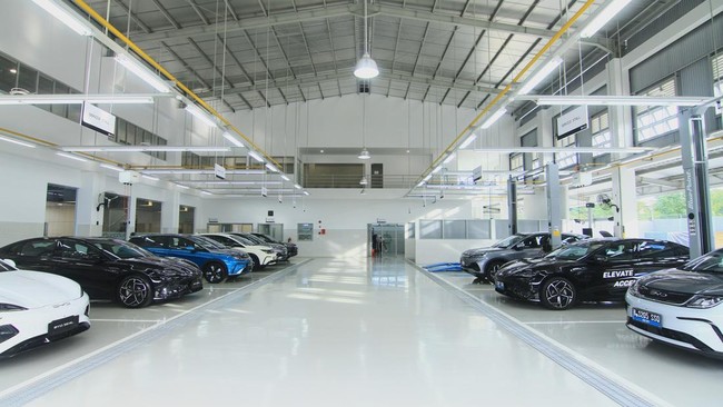 PT BYD Motor Indonesia meresmikan delapan dealer secara serentak dari target 50 dealer hingga akhir 2024.