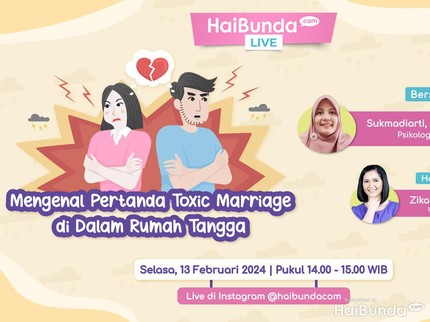 Yuk Tanya Psikolog Seputar Toxic Marriage, Ada Hadiahnya Lho Bun!