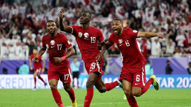 Berikut link live streaming Yordania vs Qatar di final Piala Asia 2023 (2024) yang berlangsung di Stadion Lusail, Sabtu (10/2) malam.