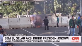 VIDEO: BEM SI Gelar Aksi Kritik Presiden Jokowi