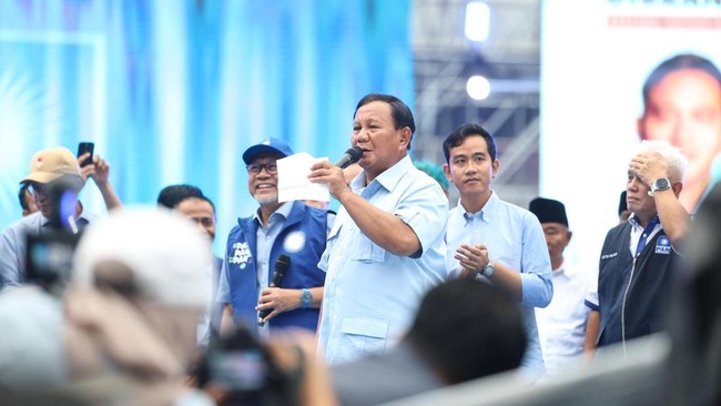 Calon presiden nomor urut dua, Prabowo Subianto mengajak puluhan ribu warga Jawa Barat mendoakan warga Palestina yang kini dilanda konflik bersenjata.