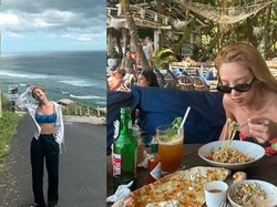 Intip Momen Liburan Hyoyeon SNSD di Bali, Baliho Partai Bikin Warganet Salfok
