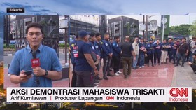VIDEO: Aksi Demontrasi Mahasiswa Trisakti