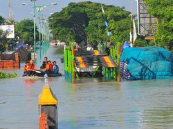 Banjir di Demak Belum Surut, 15.645 Orang Tinggal di Pengungsian
